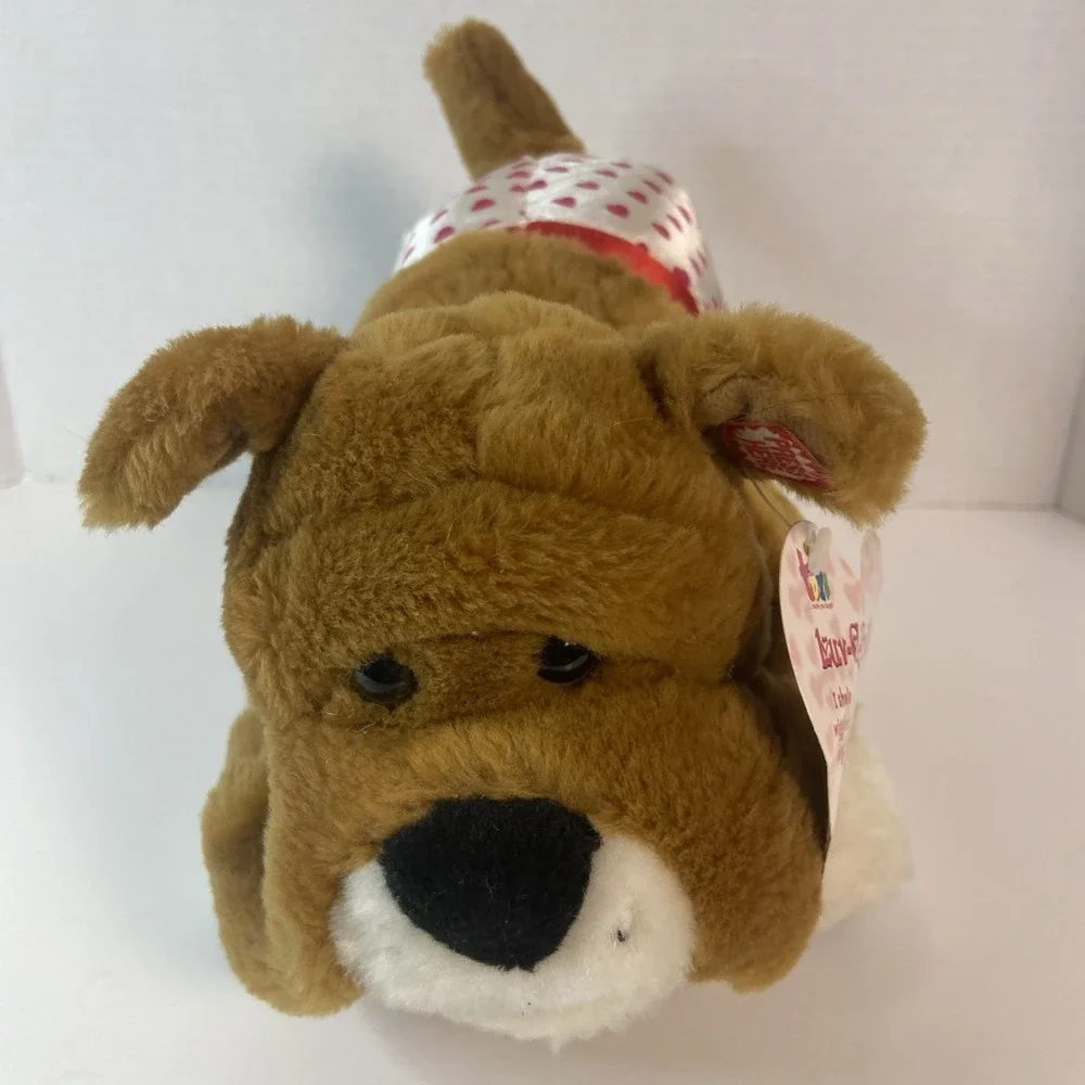 Vtg 2003 Tekky Toys Luv a Bulldog Plush Dog Puppy Sings Lovesick Blues & Wiggles